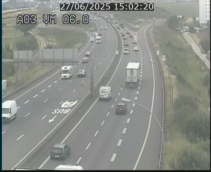 <h2>Traffic live webcam Luxembourg Aire de Berchem - A3 - BK 6 - direction France</h2>
