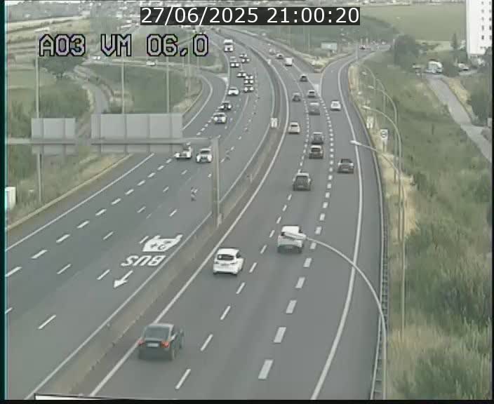 <h2>Traffic live webcam Luxembourg Aire de Berchem - A3 - BK 6 - direction France</h2>