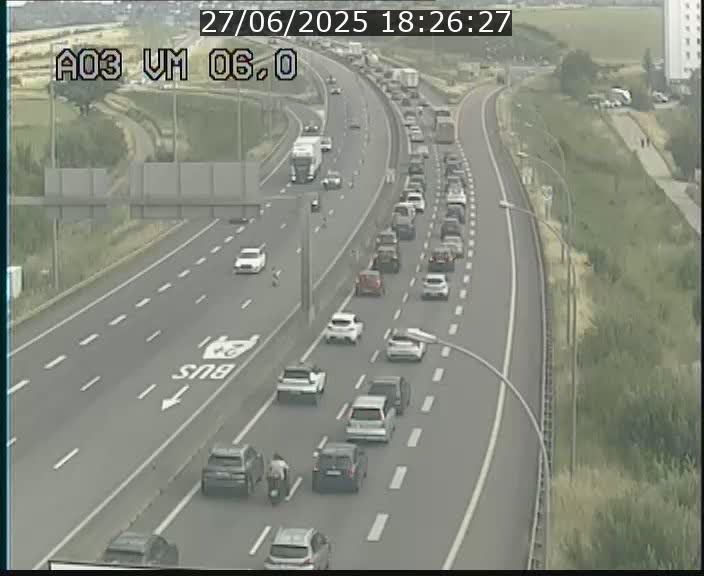 <h2>Traffic live webcam Luxembourg Aire de Berchem - A3 - BK 6 - direction France</h2>