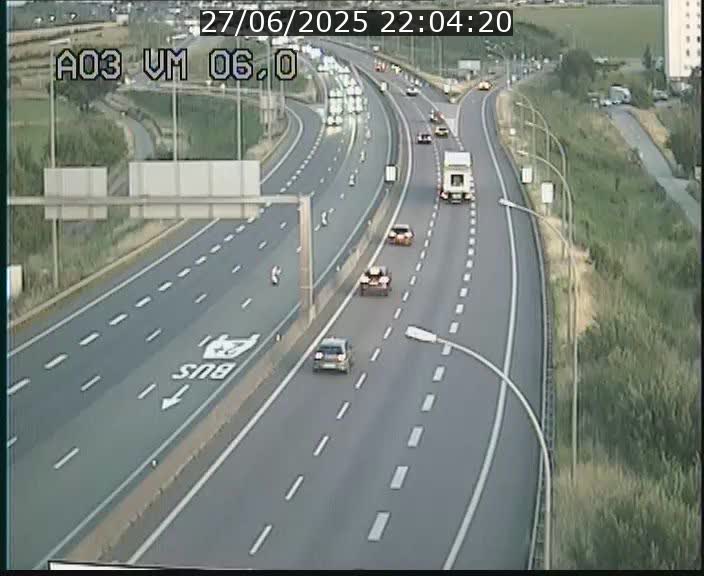 <h2>Traffic live webcam Luxembourg Aire de Berchem - A3 - BK 6 - direction France</h2>