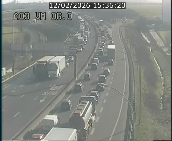 <h2>Traffic live webcam Luxembourg Aire de Berchem - A3 - BK 6 - direction France</h2>