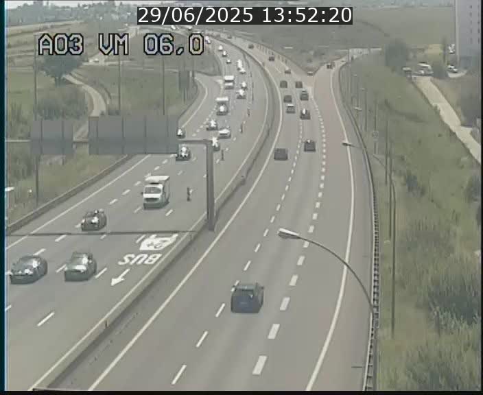 <h2>Traffic live webcam Luxembourg Aire de Berchem - A3 - BK 6 - direction France</h2>