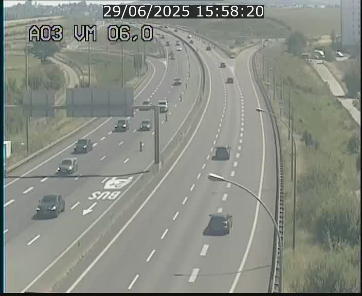 <h2>Traffic live webcam Luxembourg Aire de Berchem - A3 - BK 6 - direction France</h2>