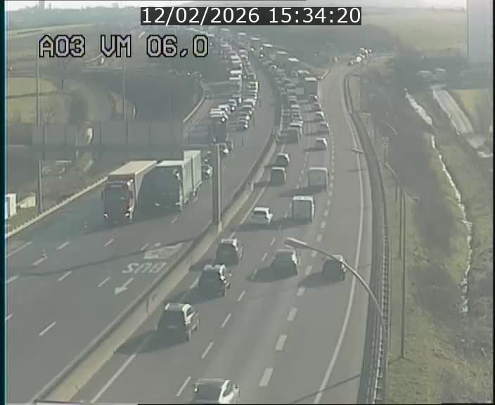 <h2>Traffic live webcam Luxembourg Aire de Berchem - A3 - BK 6 - direction France</h2>