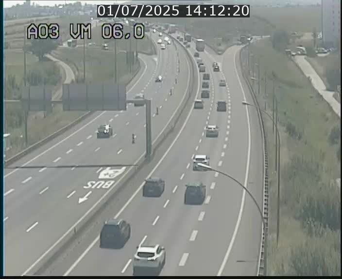 <h2>Traffic live webcam Luxembourg Aire de Berchem - A3 - BK 6 - direction France</h2>