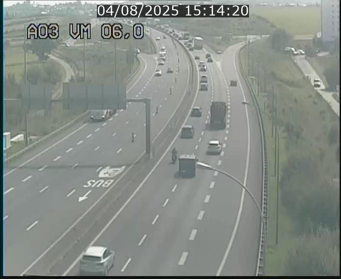 <h2>Traffic live webcam Luxembourg Aire de Berchem - A3 - BK 6 - direction France</h2>