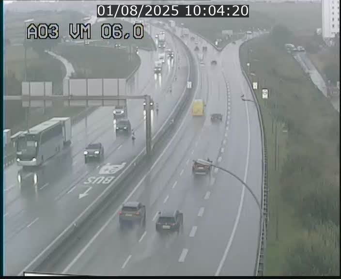 <h2>Traffic live webcam Luxembourg Aire de Berchem - A3 - BK 6 - direction France</h2>