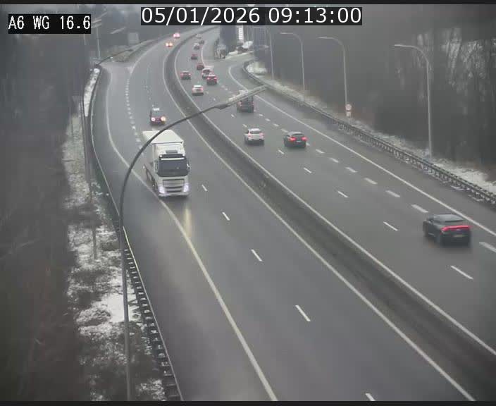 Traffic live webcam Luxembourg Aire de Capellen - A6 - BK 16.6 - direction Luxembourg/France/Allemagne