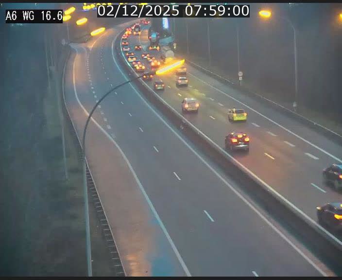 <h2>Traffic live webcam Luxembourg Aire de Capellen - A6 - BK 16.6 - direction Luxembourg/France/Allemagne</h2>