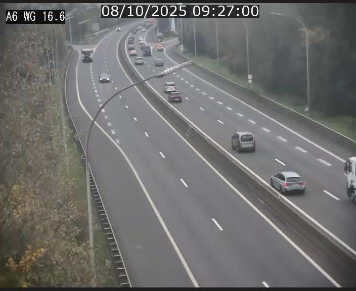 <h2>Traffic live webcam Luxembourg Aire de Capellen - A6 - BK 16.6 - direction Luxembourg/France/Allemagne</h2>