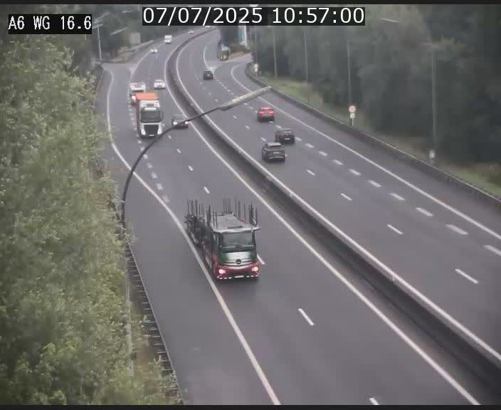 Traffic live webcam Luxembourg Aire de Capellen - A6 - BK 16.6 - direction Luxembourg/France/Allemagne