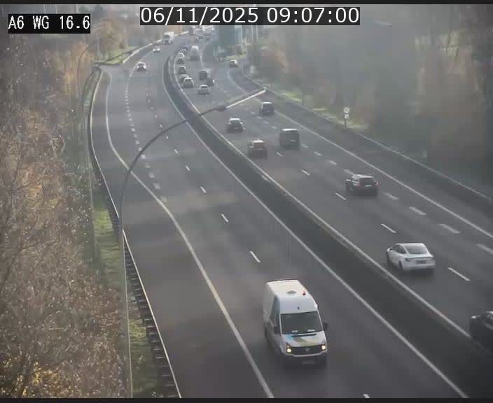 <h2>Traffic live webcam Luxembourg Aire de Capellen - A6 - BK 16.6 - direction Luxembourg/France/Allemagne</h2>