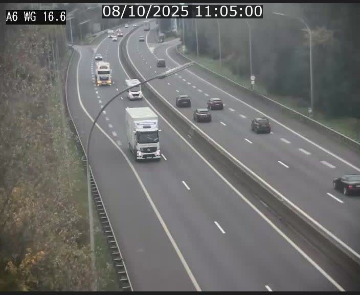 <h2>Traffic live webcam Luxembourg Aire de Capellen - A6 - BK 16.6 - direction Luxembourg/France/Allemagne</h2>