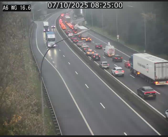 <h2>Traffic live webcam Luxembourg Aire de Capellen - A6 - BK 16.6 - direction Luxembourg/France/Allemagne</h2>