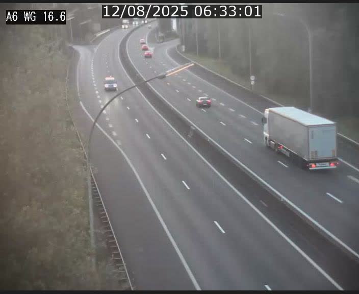 <h2>Traffic live webcam Luxembourg Aire de Capellen - A6 - BK 16.6 - direction Luxembourg/France/Allemagne</h2>