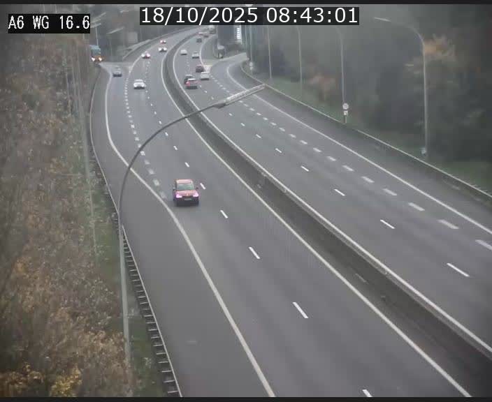 <h2>Traffic live webcam Luxembourg Aire de Capellen - A6 - BK 16.6 - direction Luxembourg/France/Allemagne</h2>