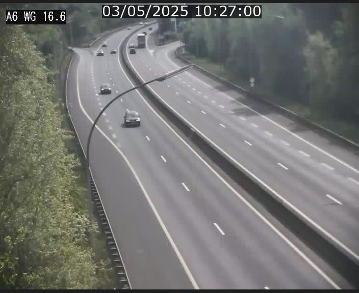 Traffic live webcam Luxembourg Aire de Capellen - A6 - BK 16.6 - direction Luxembourg/France/Allemagne