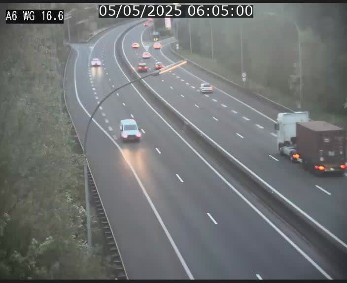 Traffic live webcam Luxembourg Aire de Capellen - A6 - BK 16.6 - direction Luxembourg/France/Allemagne