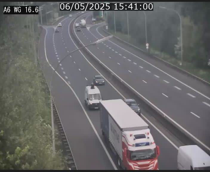 Traffic live webcam Luxembourg Aire de Capellen - A6 - BK 16.6 - direction Luxembourg/France/Allemagne