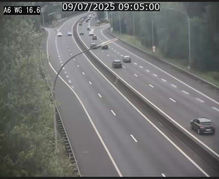 Traffic live webcam Luxembourg Aire de Capellen - A6 - BK 16.6 - direction Luxembourg/France/Allemagne