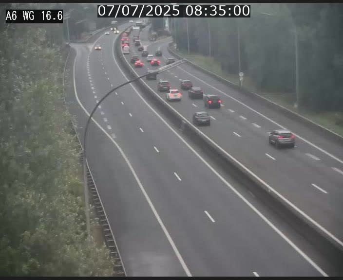 Traffic live webcam Luxembourg Aire de Capellen - A6 - BK 16.6 - direction Luxembourg/France/Allemagne