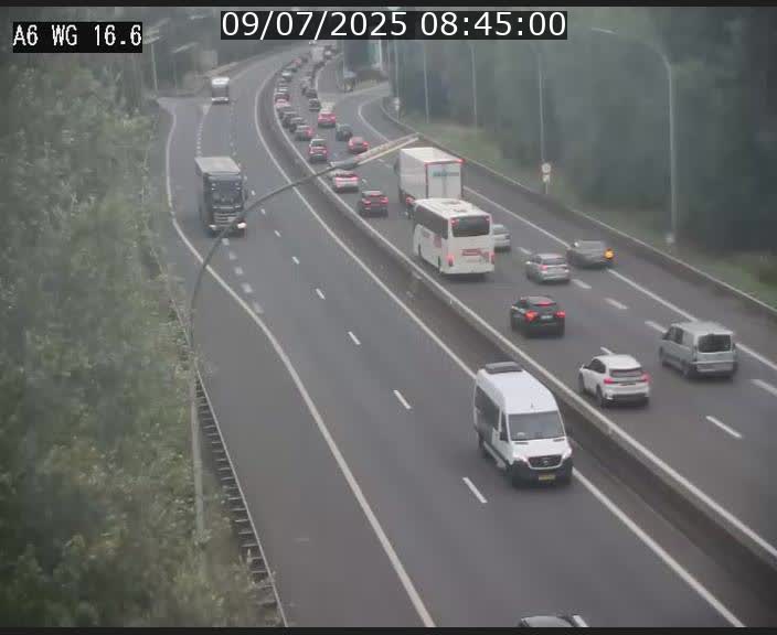 Traffic live webcam Luxembourg Aire de Capellen - A6 - BK 16.6 - direction Luxembourg/France/Allemagne