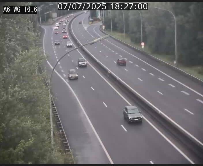 Traffic live webcam Luxembourg Aire de Capellen - A6 - BK 16.6 - direction Luxembourg/France/Allemagne