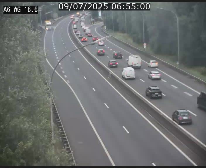 Traffic live webcam Luxembourg Aire de Capellen - A6 - BK 16.6 - direction Luxembourg/France/Allemagne