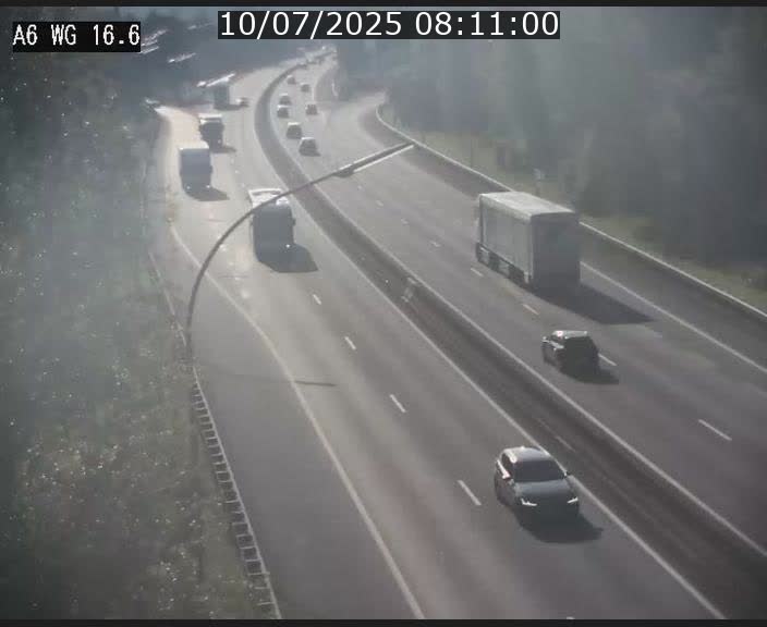 Traffic live webcam Luxembourg Aire de Capellen - A6 - BK 16.6 - direction Luxembourg/France/Allemagne