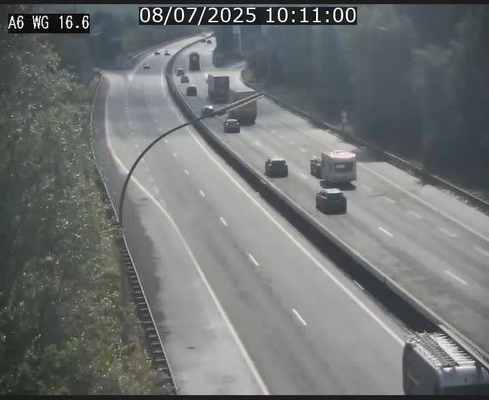 Traffic live webcam Luxembourg Aire de Capellen - A6 - BK 16.6 - direction Luxembourg/France/Allemagne