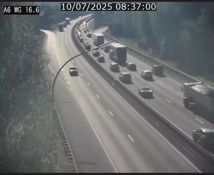 Traffic live webcam Luxembourg Aire de Capellen - A6 - BK 16.6 - direction Luxembourg/France/Allemagne