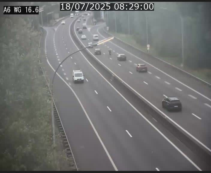 Traffic live webcam Luxembourg Aire de Capellen - A6 - BK 16.6 - direction Luxembourg/France/Allemagne