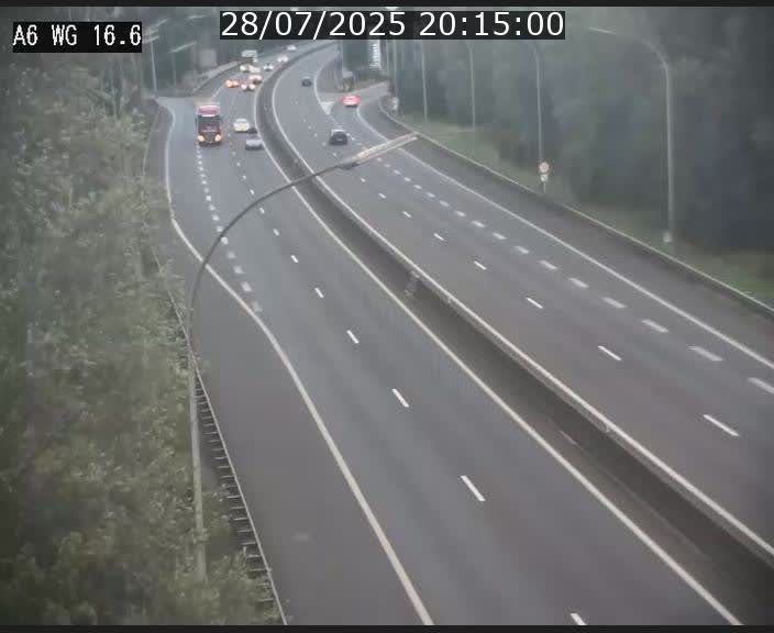 Traffic live webcam Luxembourg Aire de Capellen - A6 - BK 16.6 - direction Luxembourg/France/Allemagne