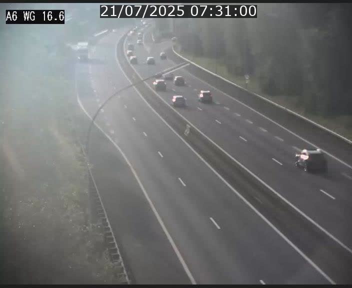 Traffic live webcam Luxembourg Aire de Capellen - A6 - BK 16.6 - direction Luxembourg/France/Allemagne