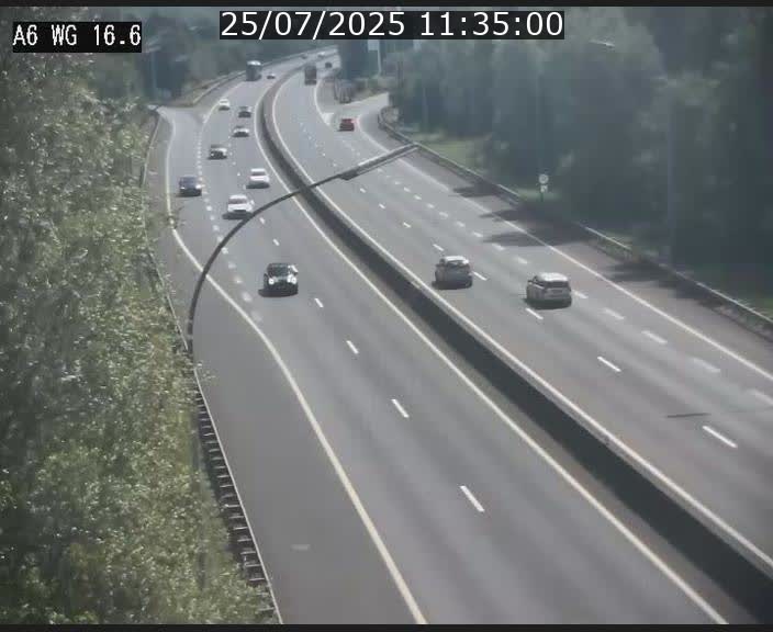 Traffic live webcam Luxembourg Aire de Capellen - A6 - BK 16.6 - direction Luxembourg/France/Allemagne