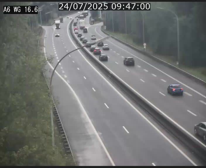 Traffic live webcam Luxembourg Aire de Capellen - A6 - BK 16.6 - direction Luxembourg/France/Allemagne