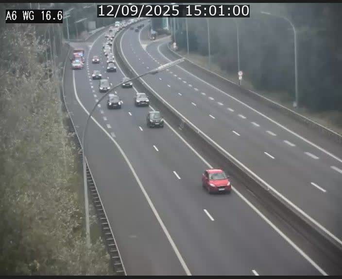Traffic live webcam Luxembourg Aire de Capellen - A6 - BK 16.6 - direction Luxembourg/France/Allemagne
