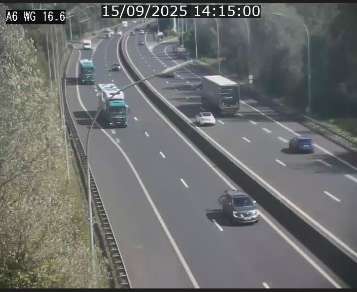 Traffic live webcam Luxembourg Aire de Capellen - A6 - BK 16.6 - direction Luxembourg/France/Allemagne