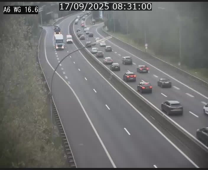 Traffic live webcam Luxembourg Aire de Capellen - A6 - BK 16.6 - direction Luxembourg/France/Allemagne