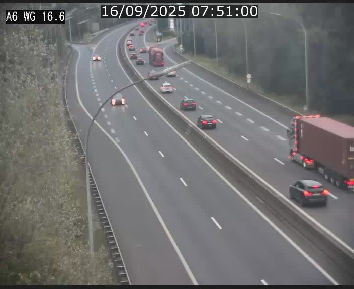 Traffic live webcam Luxembourg Aire de Capellen - A6 - BK 16.6 - direction Luxembourg/France/Allemagne
