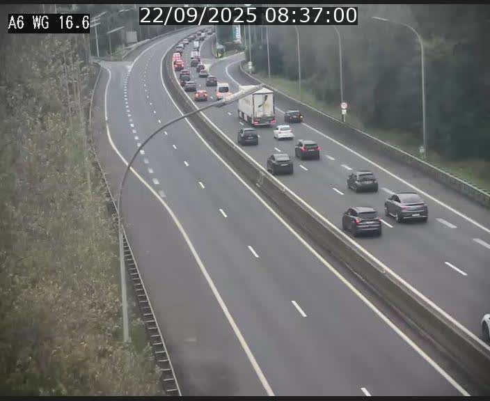 Traffic live webcam Luxembourg Aire de Capellen - A6 - BK 16.6 - direction Luxembourg/France/Allemagne