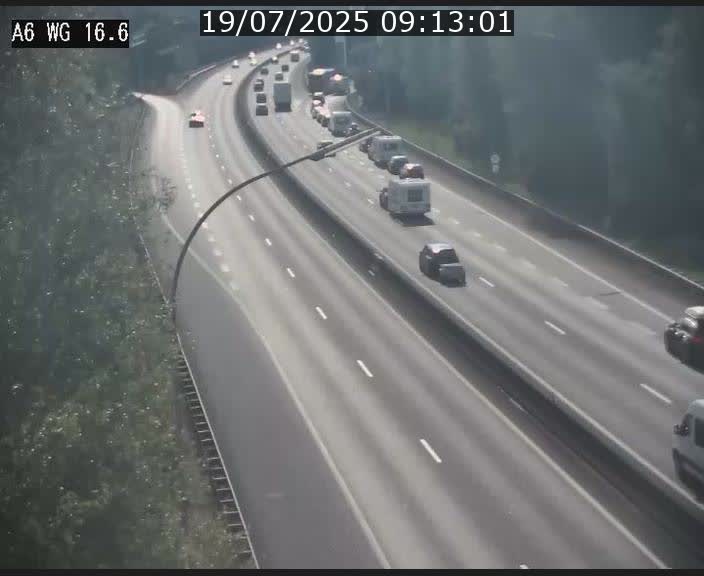 Traffic live webcam Luxembourg Aire de Capellen - A6 - BK 16.6 - direction Luxembourg/France/Allemagne