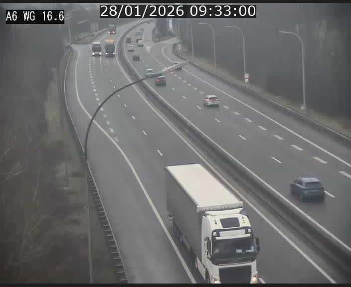 <h2>Traffic live webcam Luxembourg Aire de Capellen - A6 - BK 16.6 - direction Luxembourg/France/Allemagne</h2>