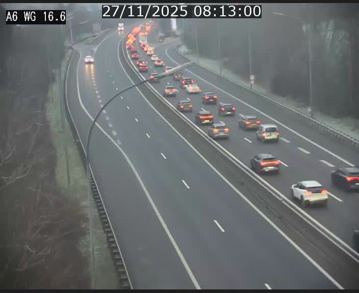 <h2>Traffic live webcam Luxembourg Aire de Capellen - A6 - BK 16.6 - direction Luxembourg/France/Allemagne</h2>