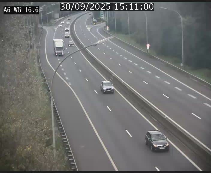 <h2>Traffic live webcam Luxembourg Aire de Capellen - A6 - BK 16.6 - direction Luxembourg/France/Allemagne</h2>