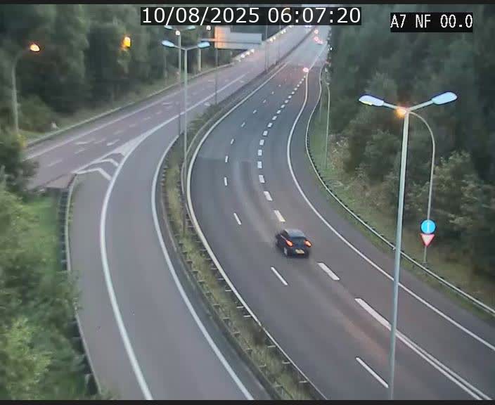 <h2>Caméra autoroute Luxembourg A7 - Echangeur A1/A7 Grünewald direction Tunnel Stafelter</h2>