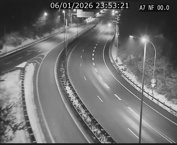 <h2>Caméra autoroute Luxembourg A7 - Echangeur A1/A7 Grünewald direction Tunnel Stafelter</h2>
