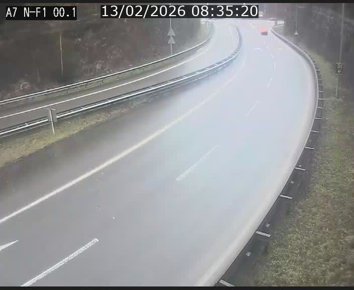 <h2>Webcam autoroute Luxembourg A7 située dans la sortie 1 Waldhof, vers la N11, avant le Tunnel Stafelter</h2>