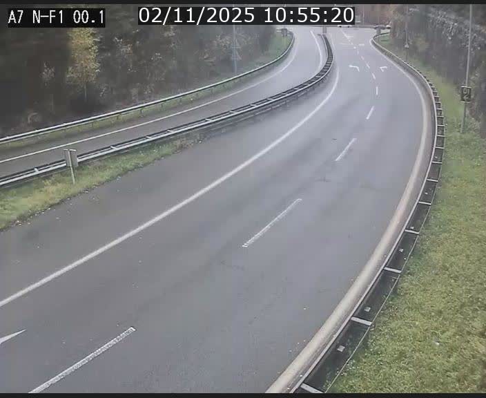 <h2>Webcam autoroute Luxembourg A7 située dans la sortie 1 Waldhof, vers la N11, avant le Tunnel Stafelter</h2>