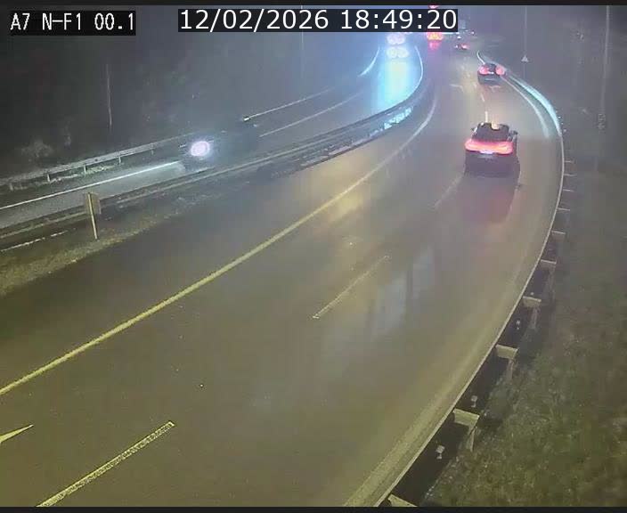 <h2>Webcam autoroute Luxembourg A7 située dans la sortie 1 Waldhof, vers la N11, avant le Tunnel Stafelter</h2>